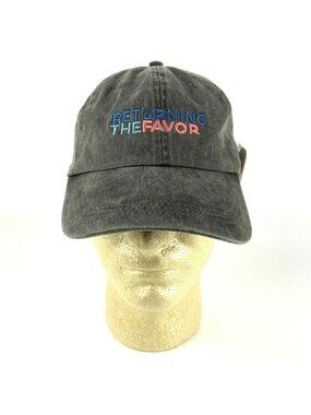 Returning the Favor Hat Cap Mike Rowe TV Series Gray Embroidered Strapback NEW
